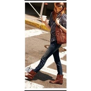 Frye Anna Shortie leather boots, women’s size 8.5 M